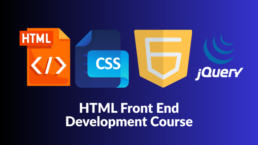 HTML Front End Development Course in Kolkata